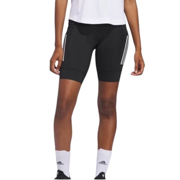 Adidas The Cycling Short Womens Bicycle Padded Shorts New $120 MSRP Black - Picture 1 of 5